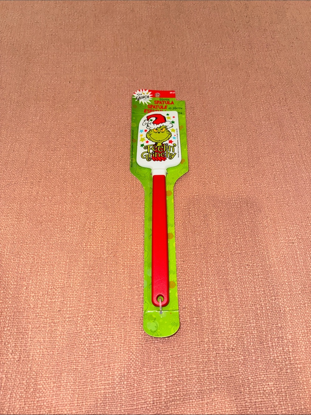 The Grinch Red Silicone Spatula - Official Holiday Kitchen Spatula